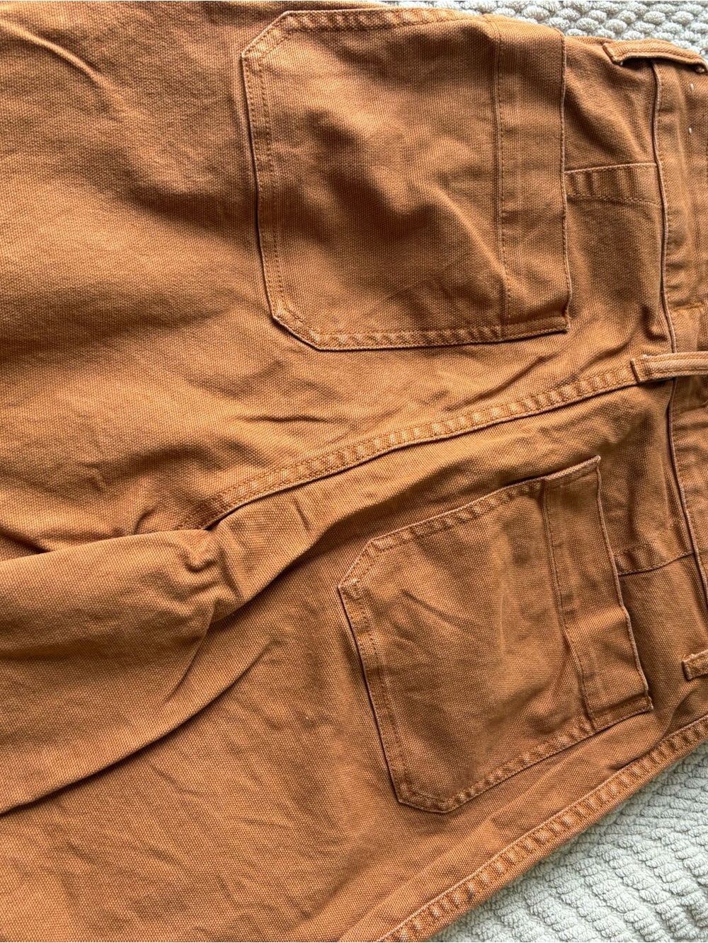 Madewell Women's Rust Orange Jeans - Picture 4 of 5
